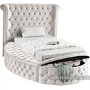 Luxus Round Velvet Bed