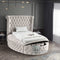 Luxus Round Velvet Bed