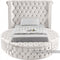 Luxus Round Velvet Bed