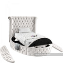 Luxus Round Velvet Bed