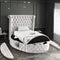 Luxus Round Velvet Bed