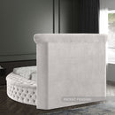 Luxus Round Velvet Bed