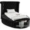 Luxus Round Velvet Bed