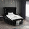 Luxus Round Velvet Bed