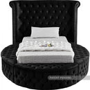 Luxus Round Velvet Bed