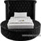 Luxus Round Velvet Bed