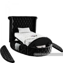 Luxus Round Velvet Bed