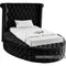 Luxus Round Velvet Bed