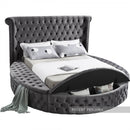 Luxus Round Velvet Bed