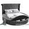 Luxus Round Velvet Bed