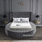 Luxus Round Velvet Bed