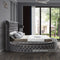 Luxus Round Velvet Bed