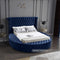 Luxus Round Velvet Bed