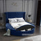 Luxus Round Velvet Bed