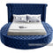 Luxus Round Velvet Bed