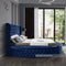 Luxus Round Velvet Bed