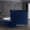 Luxus Round Velvet Bed