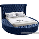 Luxus Round Velvet Bed
