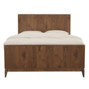 Adler Wood Panel Bed in Natural Walnut