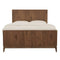 Adler Wood Panel Bed in Natural Walnut