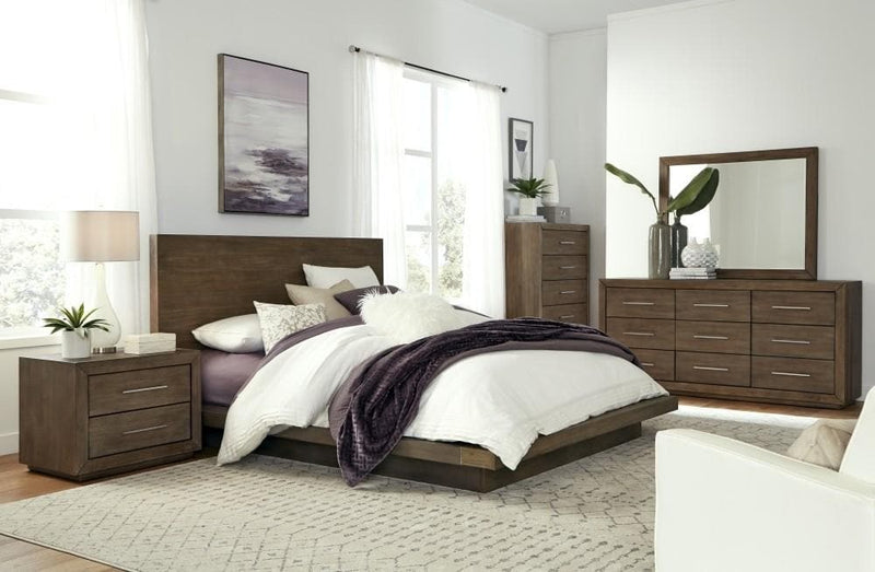 Melbourne Five Drawer Chest in Dark Pine