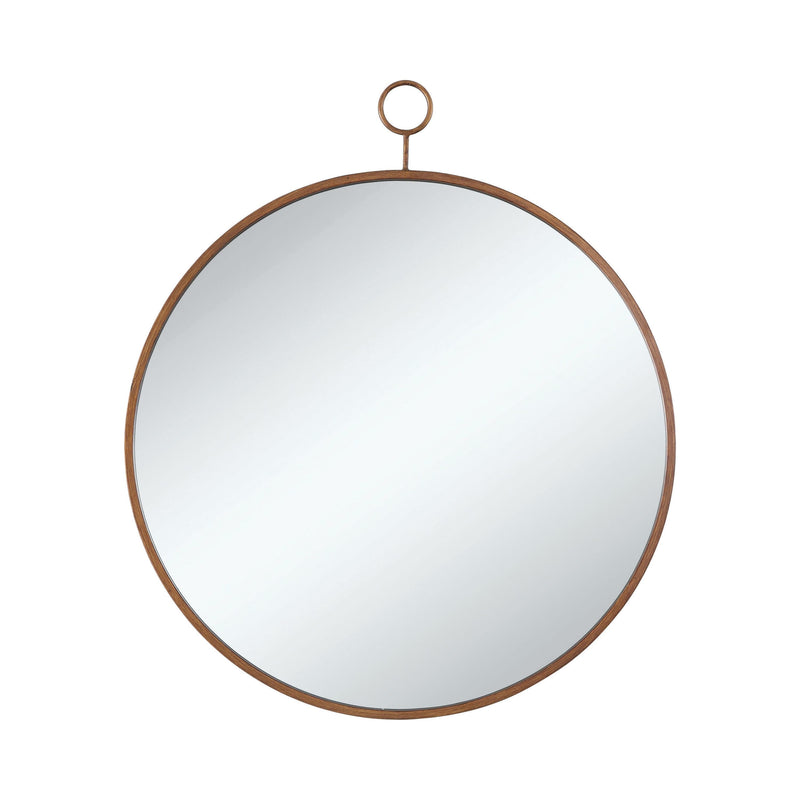 Floury Round Mirror Gold
