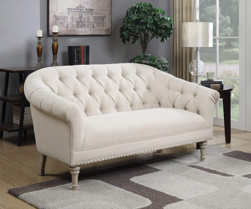 Royal Tufted Back Settee