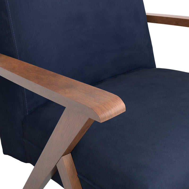 Monrovia Wooden Arms Accent Chair