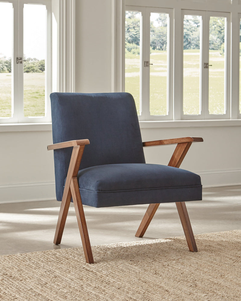 Monrovia Wooden Arms Accent Chair