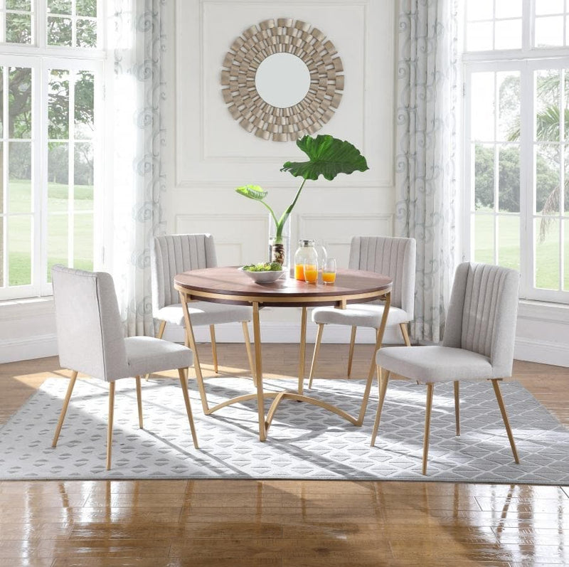 Eleanor Linen Dining Chair set of – Hollywood Glam Furnitures
