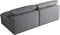 Serene 2 Piece Linen Deluxe Modular Overstuffed Armless Sofa
