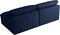 Serene 2 Piece Linen Deluxe Modular Overstuffed Armless Sofa