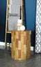 Dermot Hexagon Sunburst Top Accent Table Natural