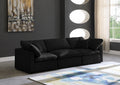 Cloud Plush Velvet Modular Down Feather 3-Piece Sofa