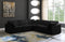 Plush 5 piece Velvet Standard Modular Overstuffed Reversible Sectional