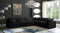 Plush 6 Piece Velvet Standard Modular Overstuffed Reversible Sectional