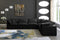 Plush 6 Piece Velvet Standard Modular Overstuffed Reversible Sectional