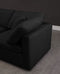 Plush 6 Piece Velvet Standard Modular Overstuffed Reversible Sectional