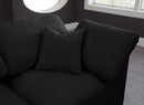 Plush 6 Piece Velvet Standard Modular Overstuffed Reversible Sectional