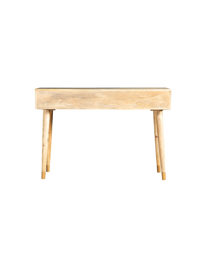 Alyssum Rectangular Storage Console Table Natural