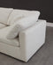 Plush 5 piece Velvet Standard Modular Overstuffed Reversible Sectional