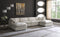Plush 6 Piece Velvet Standard Modular Overstuffed Reversible Sectional