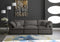 Cloud Plush Velvet Modular Down Feather 3-Piece Sofa