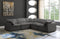 Plush 5 piece Velvet Standard Modular Overstuffed Reversible Sectional