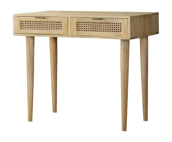 Zamora Rectangular 2-drawer Accent Writing Desk Natural