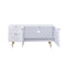 Maissa TV Console in White & Gold