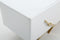 Modrest Legend Modern White & Gold TV Stand