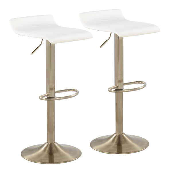 Ale Barstool Gold Steel - Set Of 2