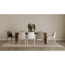 Angle Marble Large Rectangular Dining Table