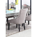 Jameson Suede Dining Accent Dining Chairs - hollywood-glam-furnitures